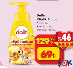 DALİN KÖPÜK SABUN 200 ML